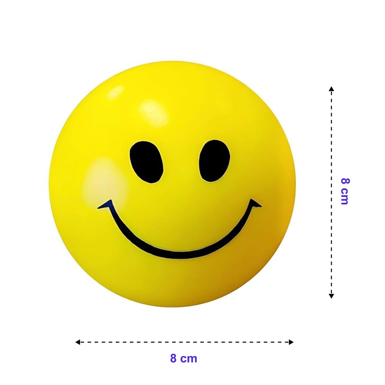 Elan Elan Pu Ball Pack of 3 | Smiley
