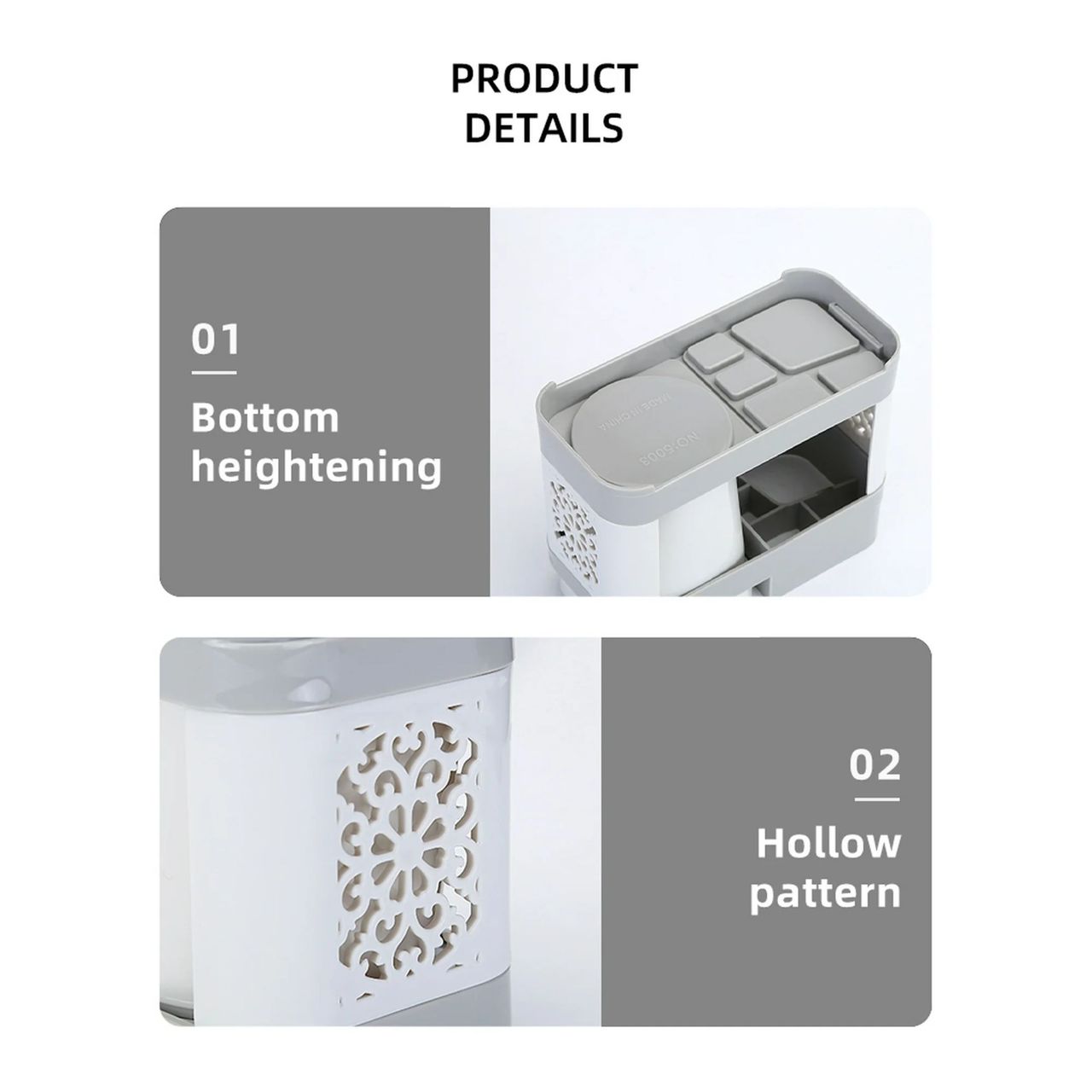 Urbanfix Bulfyss Toothbrush & Toothpaste Holder Stand