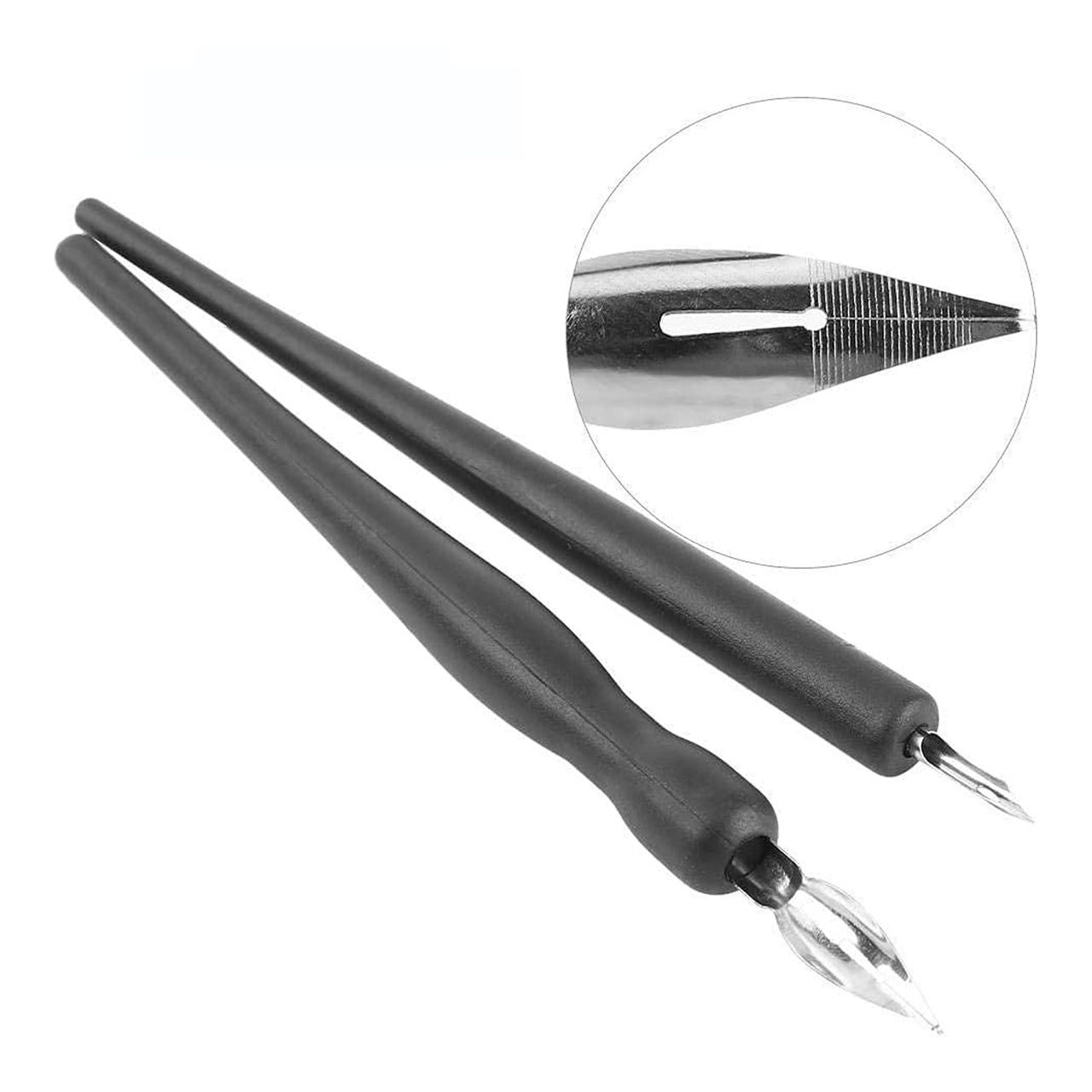 Chrome Skyists Cartoon Comic Dip Pen Set Calligraphy Pen | 5 Nibs | Eraser