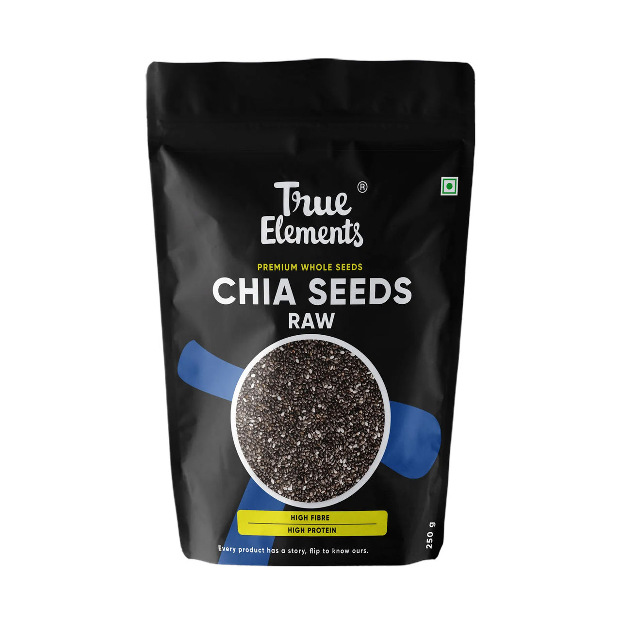 True Elements Chia Seeds Non-Gmo Seeds For Eating Rich In Omega -3 And Fibre Healthy Snacks 250 g Combo