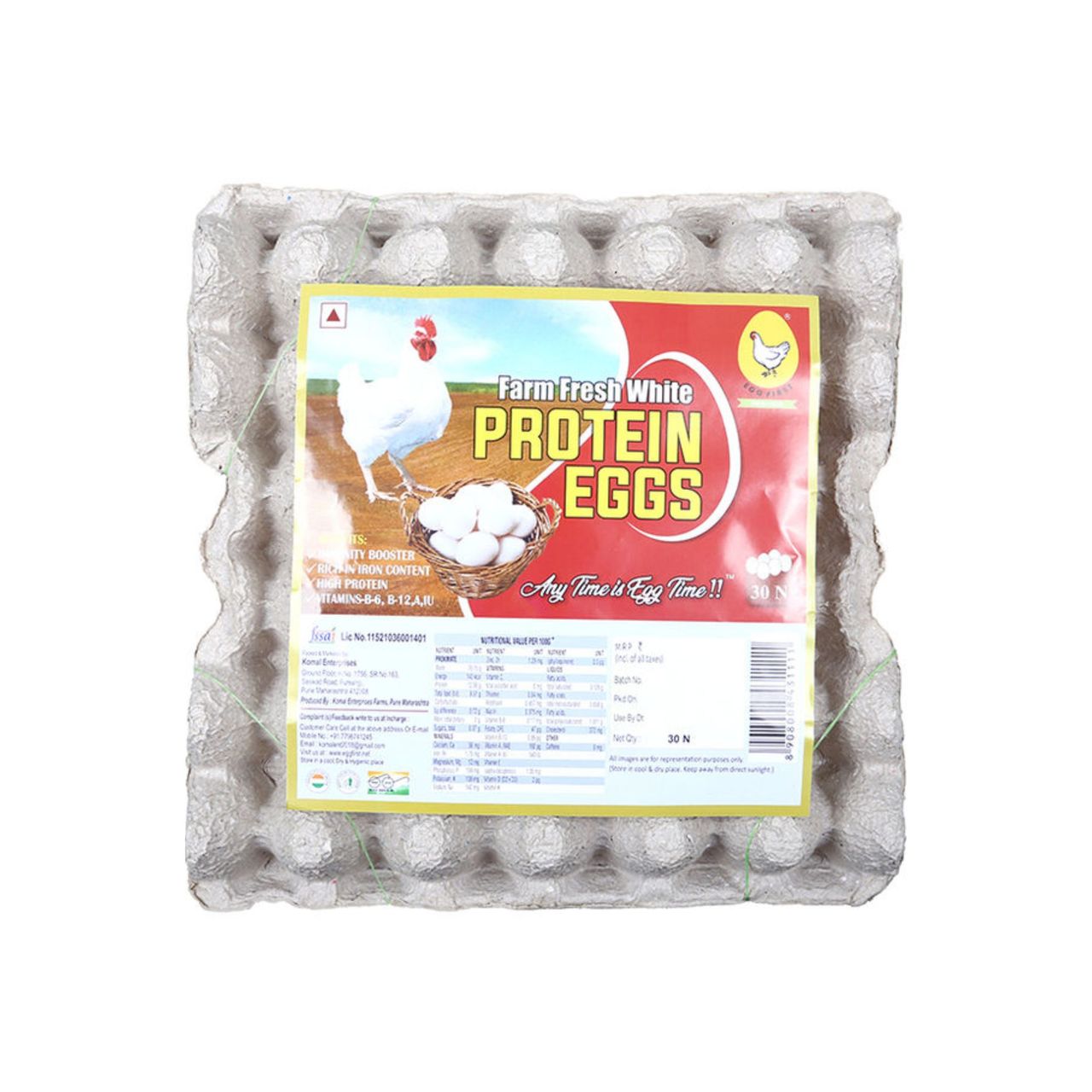 Egg First White Eggs