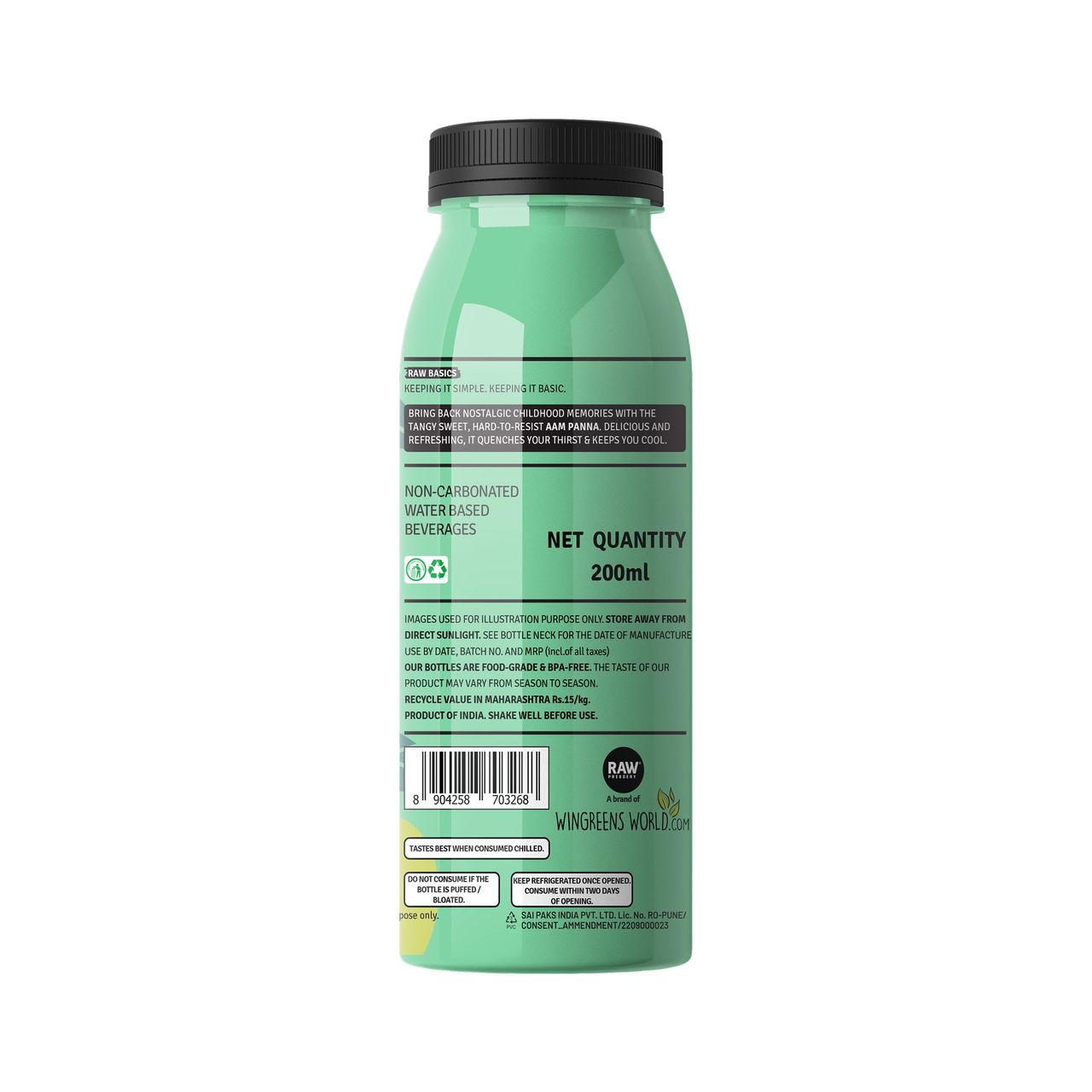 Raw Pressery Aam Panna 200 ml Combo