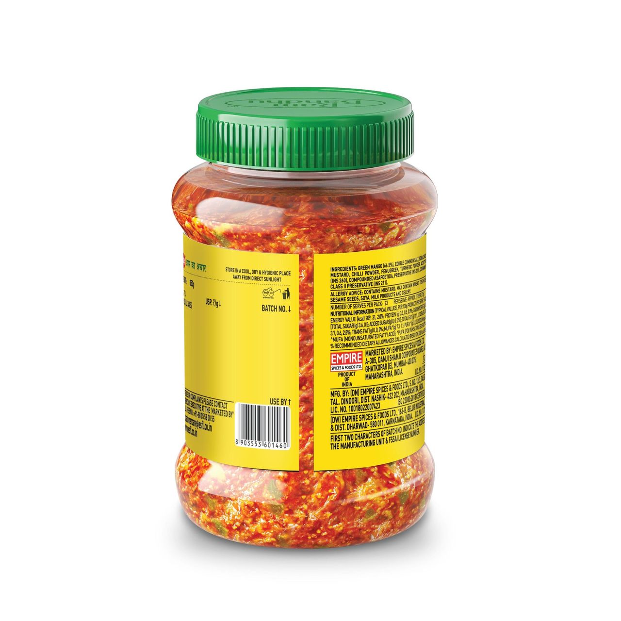 Ram Bandhu Mango Pickle Pet Jar 350 g Combo