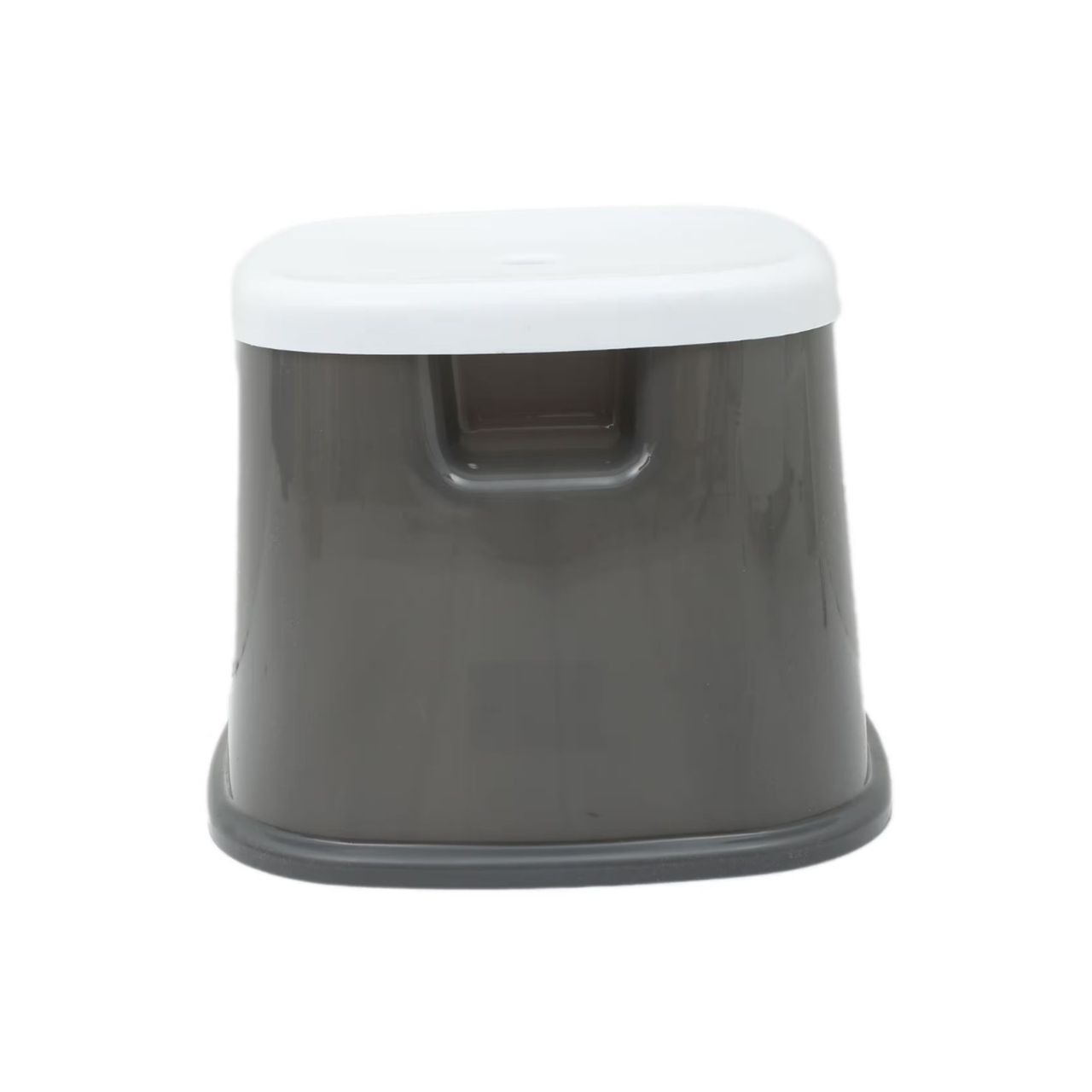 Jalore Square Shaped Plastic Stool | Grey |28 cm