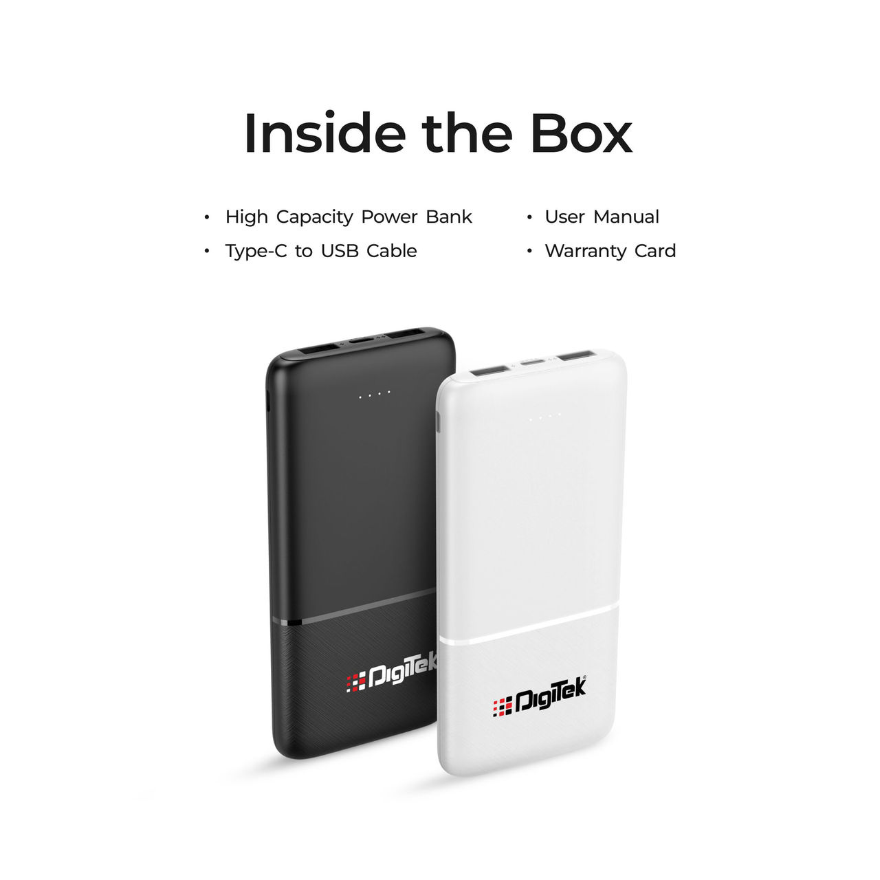 Digitek Power Bank (DPB 10000 PD QC) Back