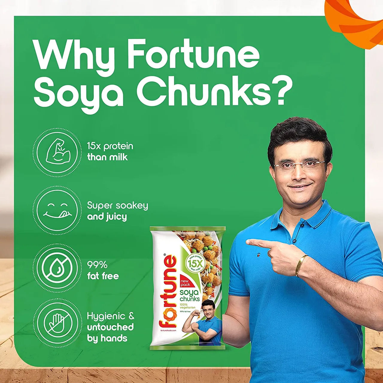 Fortune Soya Chunks | Pouch