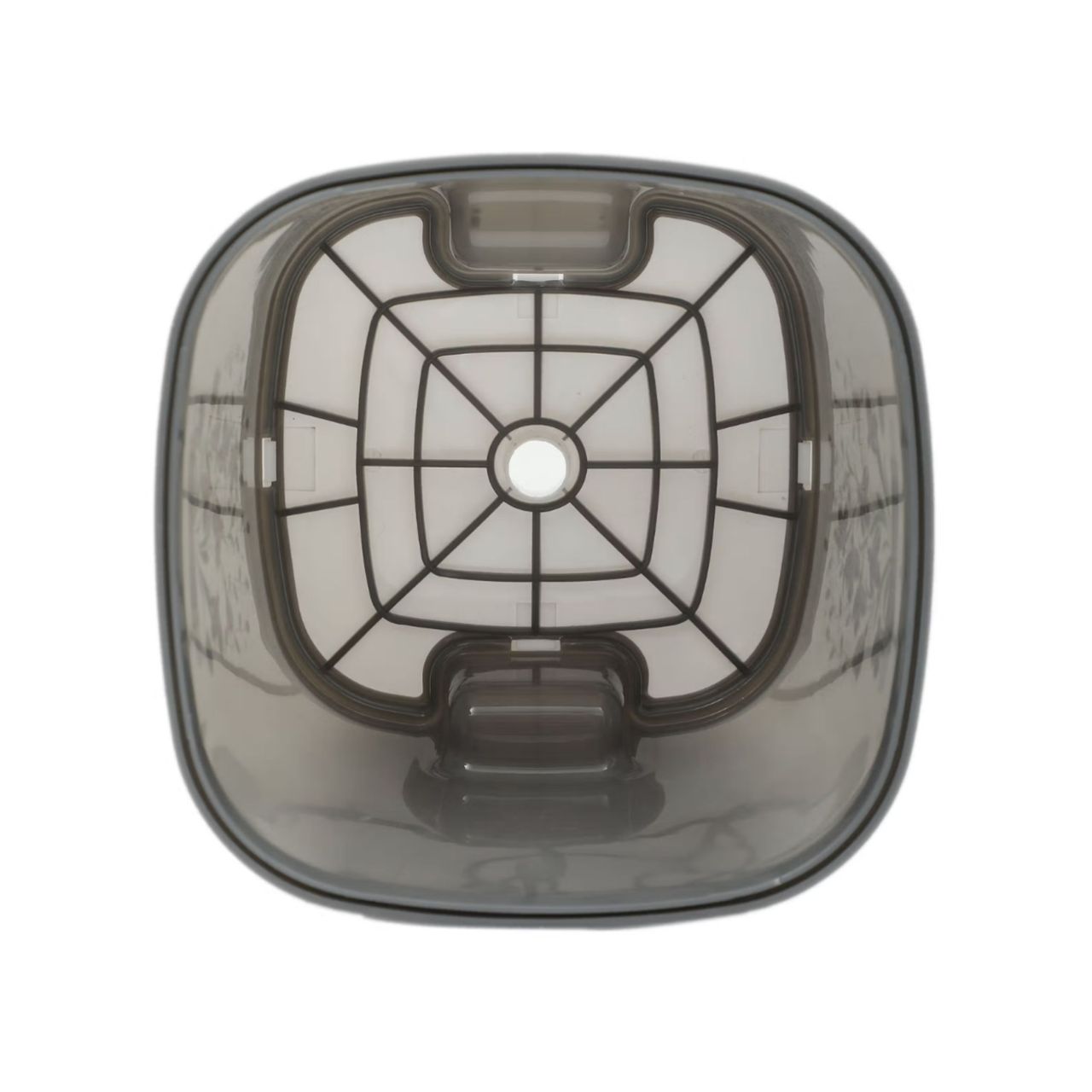 Jalore Square Shaped Plastic Stool | Grey |28 cm