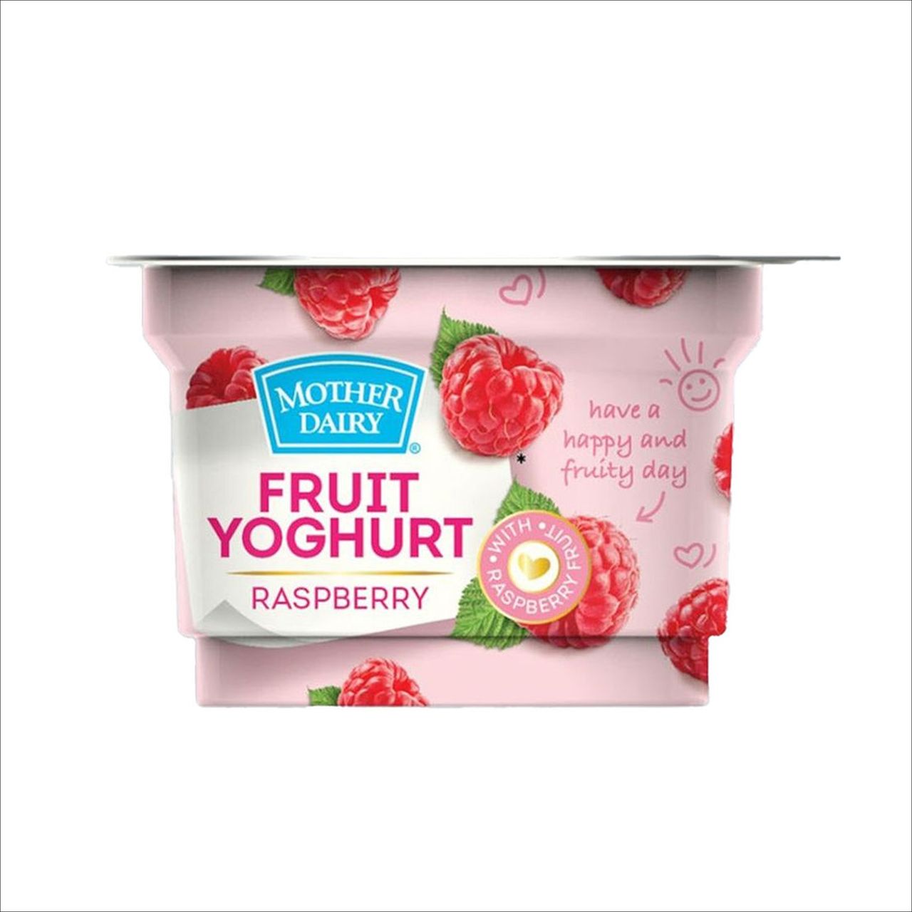 Mother Dairy Yoghurt- Raspberry 100 g Combo
