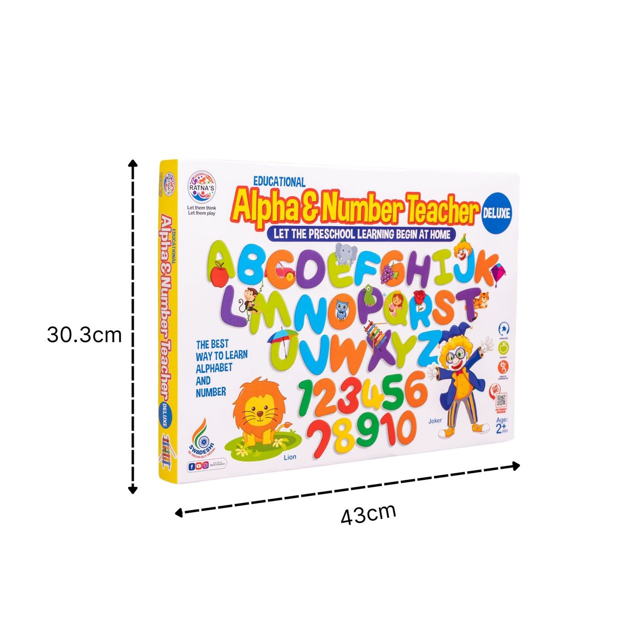 Ratna's Alpha & Number Teacher Deluxe | Assorted