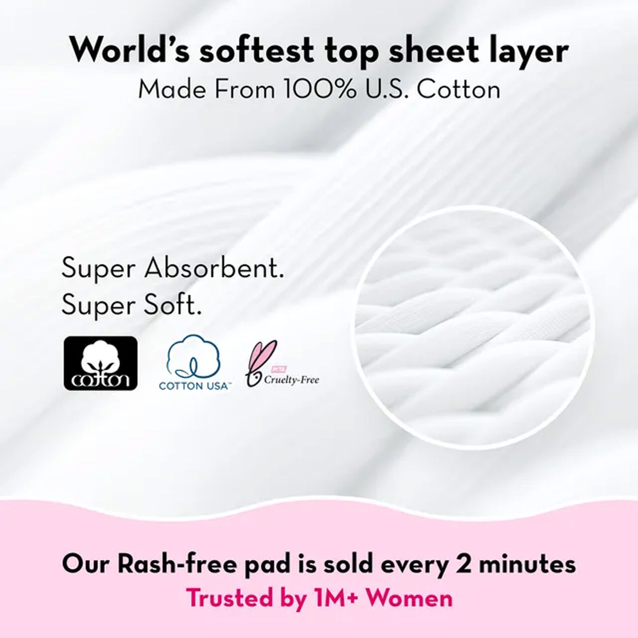 Plush Sanitary Pads (24L+18Xl)(42pc) & Plush 100% Pure Us Cotton Panty Liners(20pc) Combo