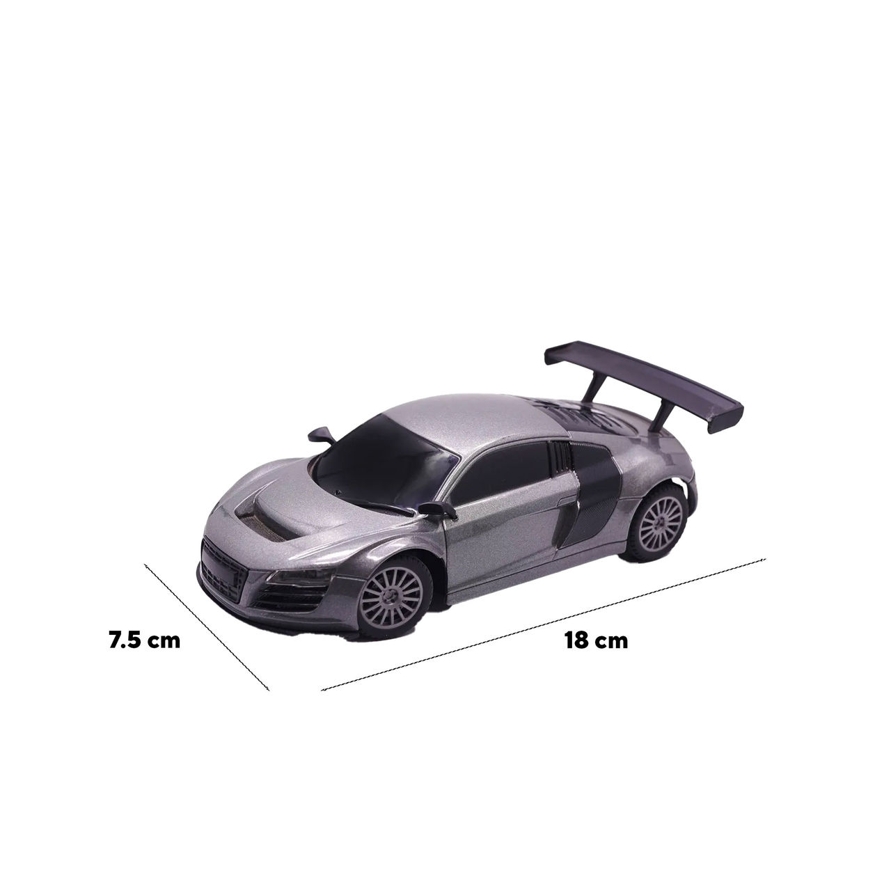 Frendo 1:24 Hi Speed Mini Remote Control Car -Aud Grey