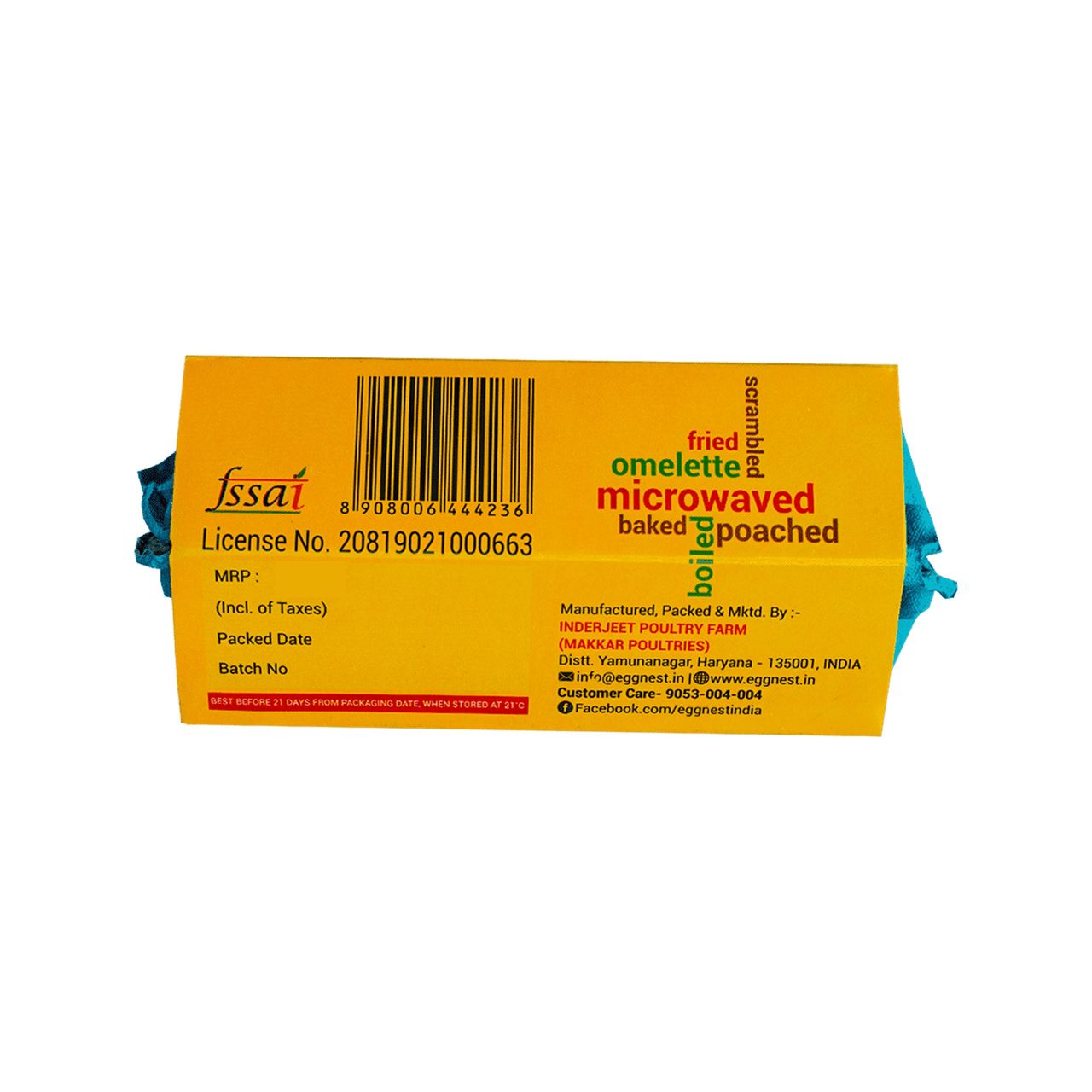 Eggnest 06 Eggs Tray - Herbal Promax O3+