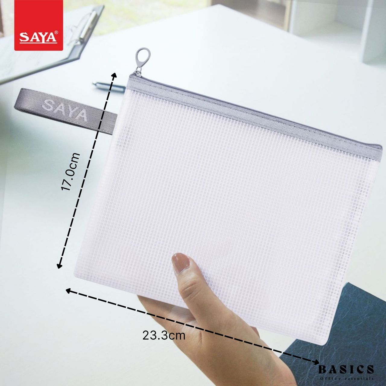 Saya Assorted Zipper Bag | A5