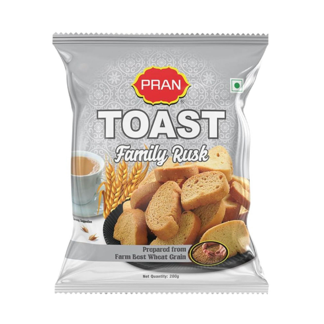 Pran Family Toast Plain Rusk | Preservative-free