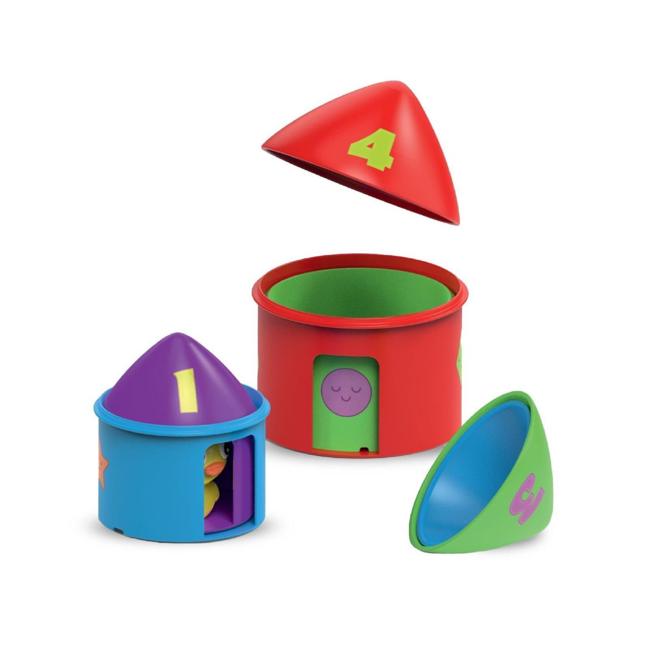 Bird House Nesting Toy With Peek-A-Boo Feature