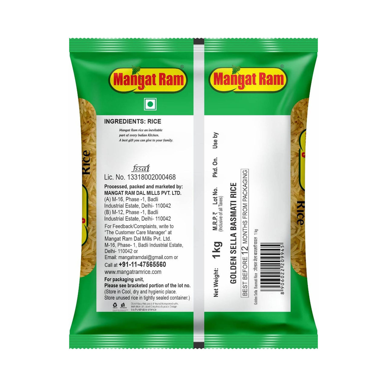 Mangat Ram Golden Sella Basmati Rice