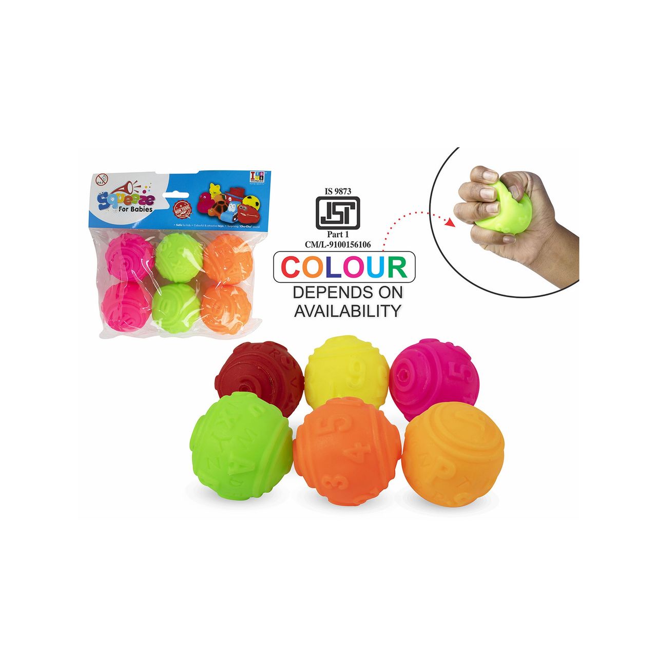 ITOYS Squeeze For Babies (Colour May Vary)