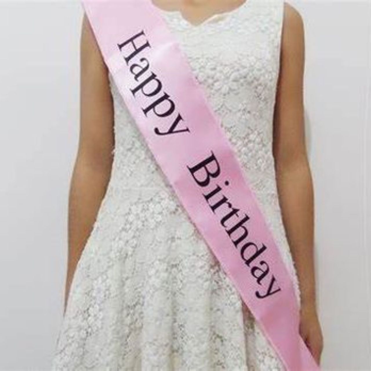 Sash Happy Birthday Assorted Colours