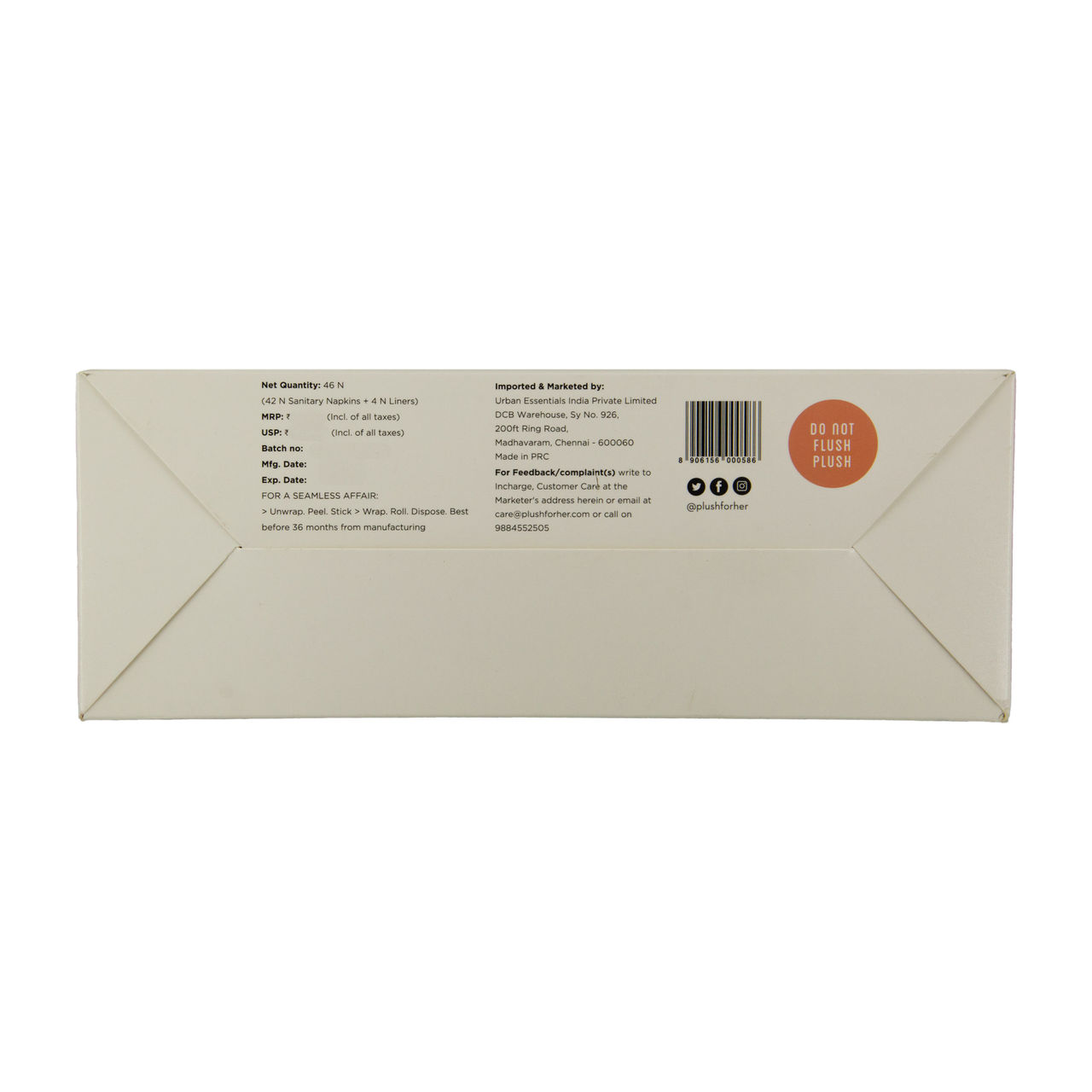 Plush Stock Up (24 L + 18 XL) Sanitary Pads