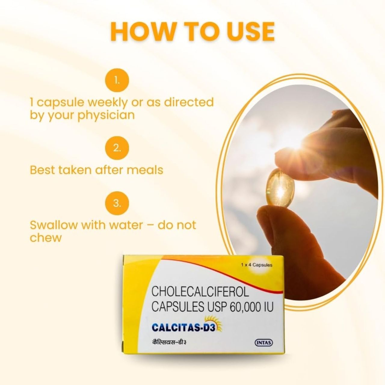 Calcitas D3 Capsules