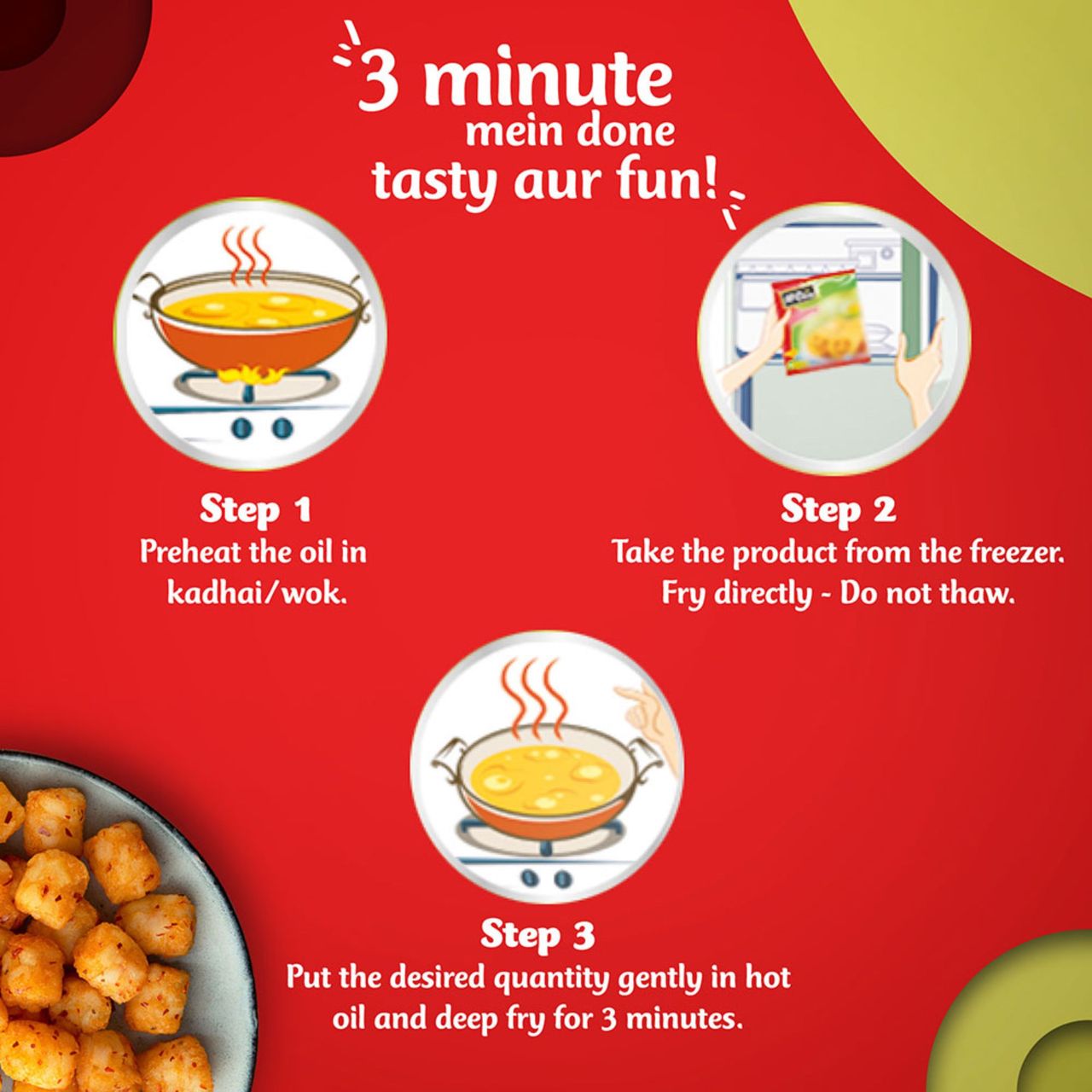 McCain Chilli Garlic Potato Bites Nuggets