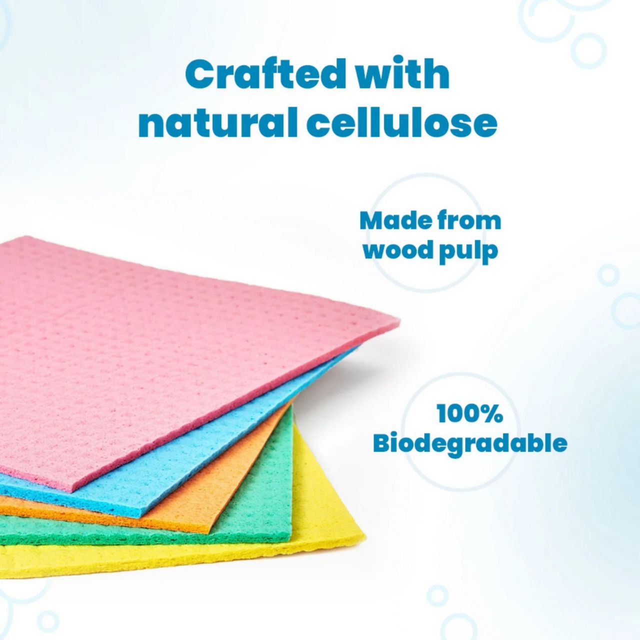 Koparo Sponge Wipe Eco-Friendly | Large | Pack of 3 | Reusable