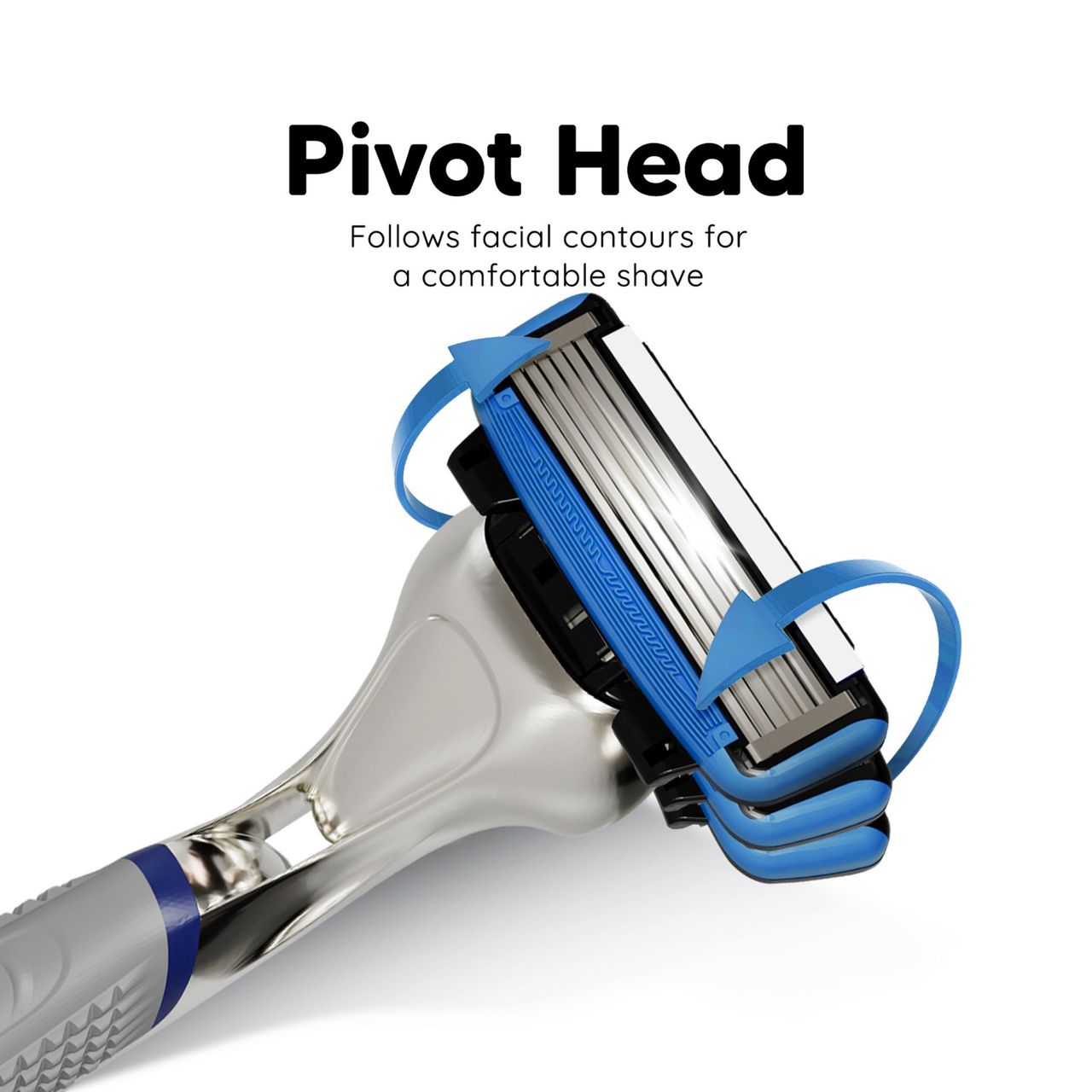 Letsshave Pro 6 Shaving Razor Blades | World'S First 6 Blade Razor For Men