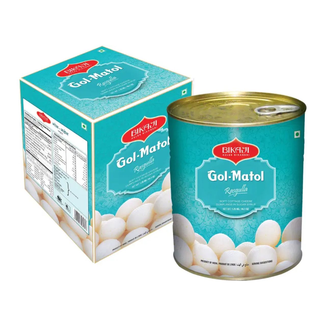 Bikaji Gol-Matol (Rasgulla) 1.25 kg Combo