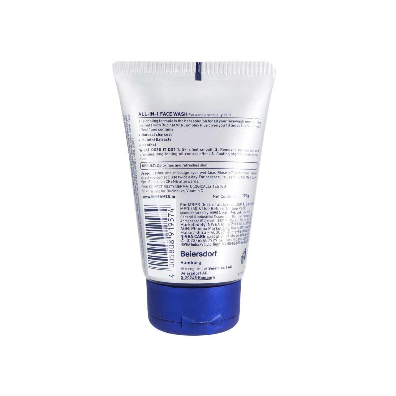 Nivea Men Face Wash All In 1 Charcoal