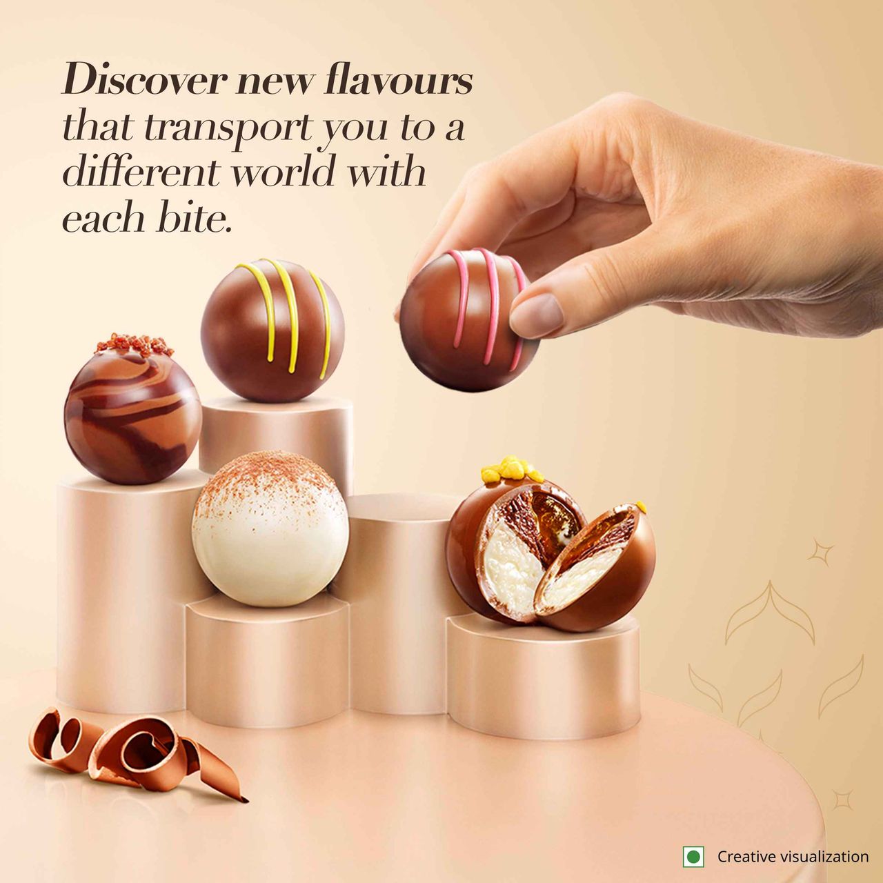 Fabelle Dessert Collection - 5 Chocolate Truffles Inspired By Desserts