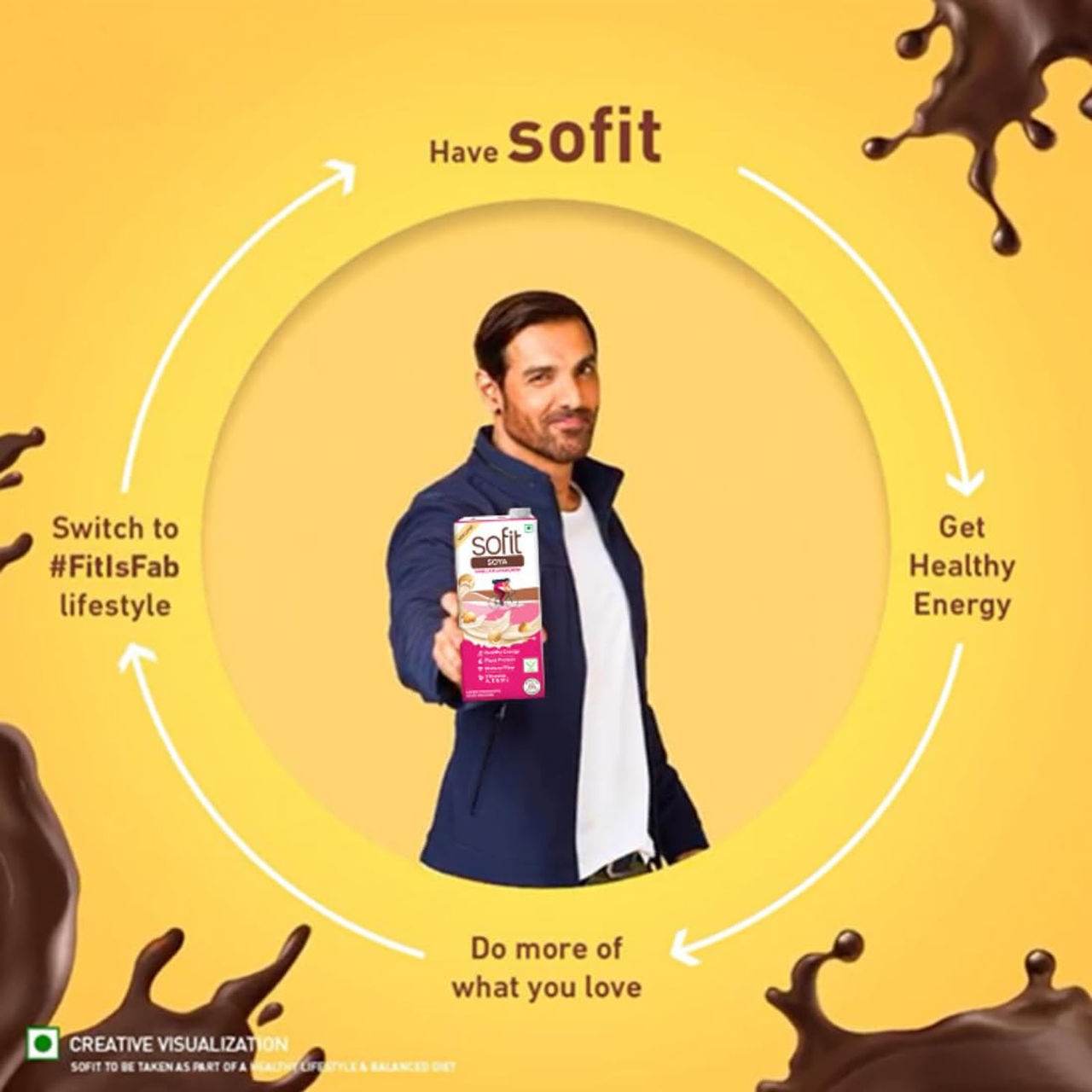 Sofit Soya drink Vanilla - Vegan Drink 1 l Combo