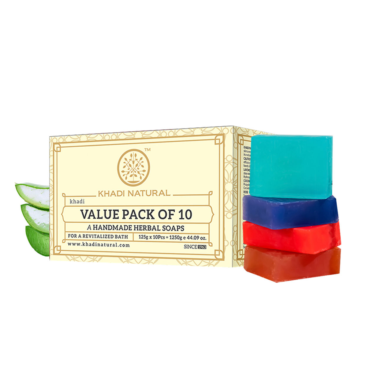 Khadi Natural Assorted Handmade Soap Value Pack | For Every Skin Type