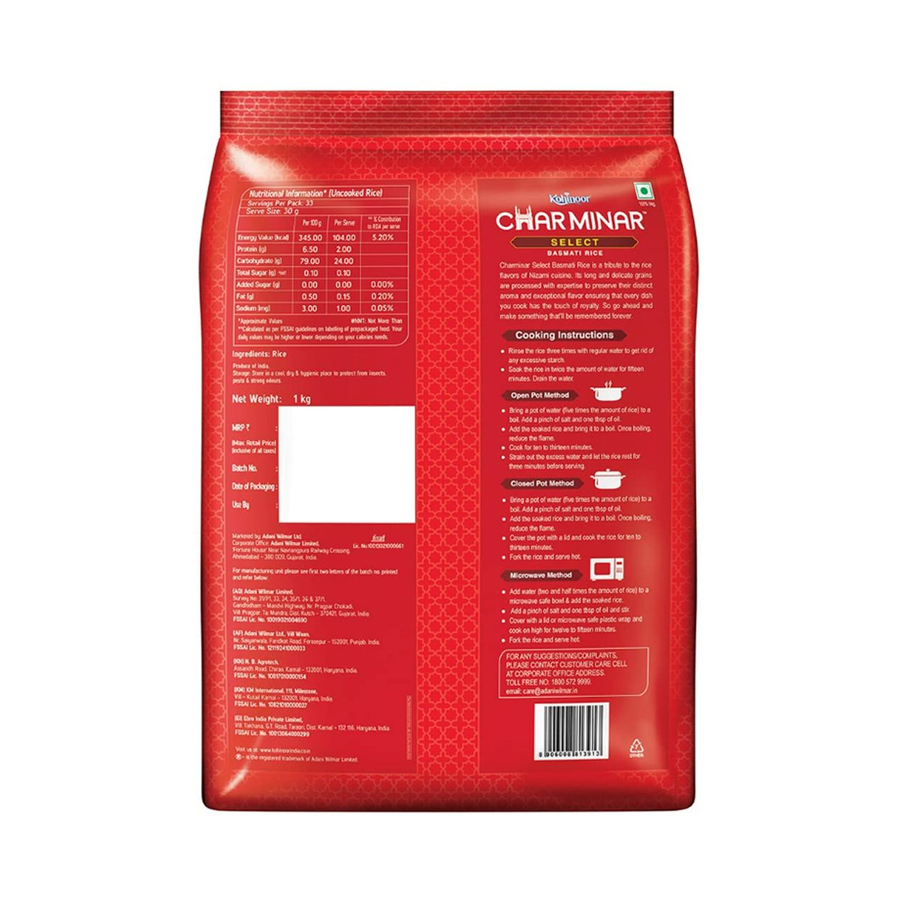 Kohinoor Charminar Select Basmati Rice