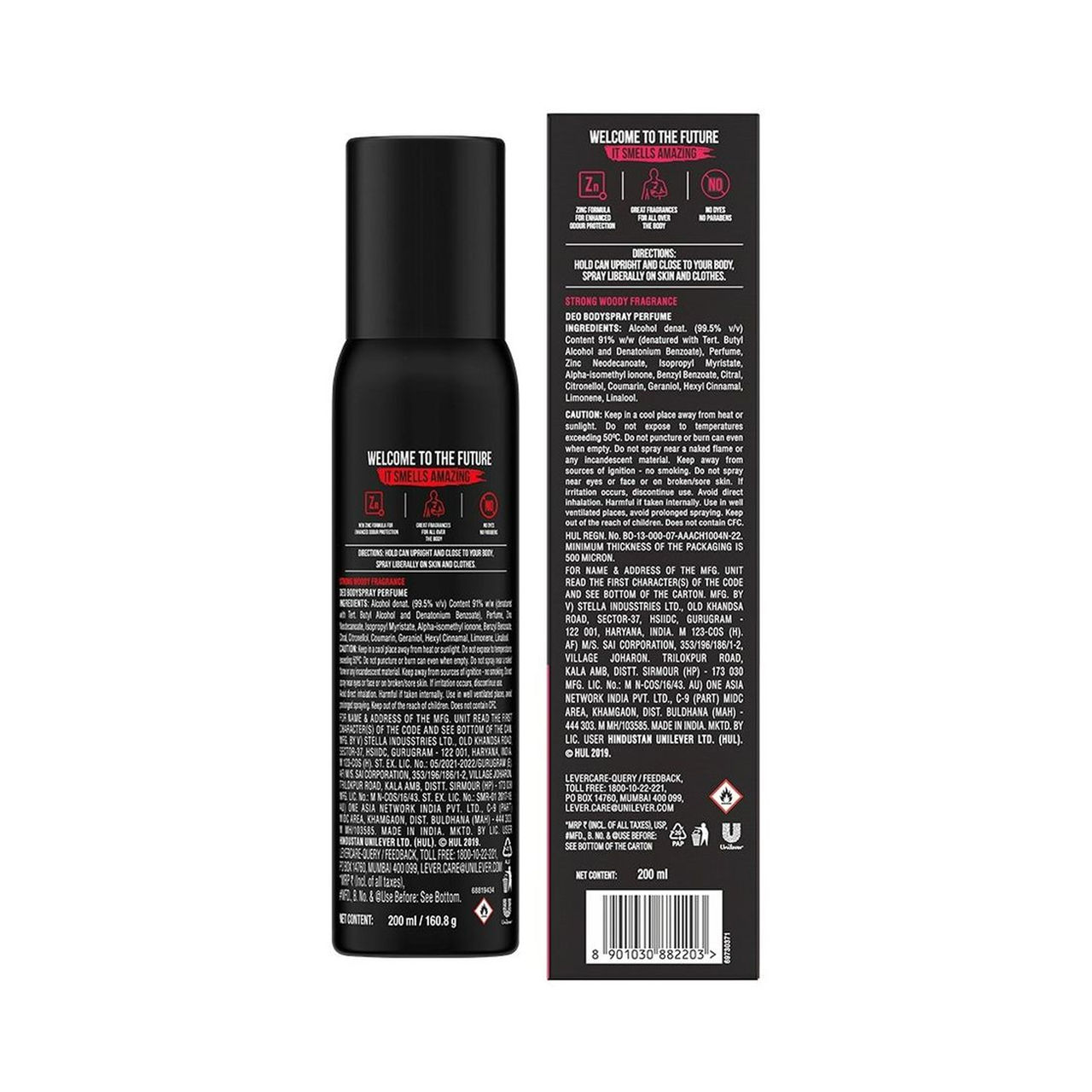 Axe Signature Intense Long Lasting No Gas Body Deodorant For Men