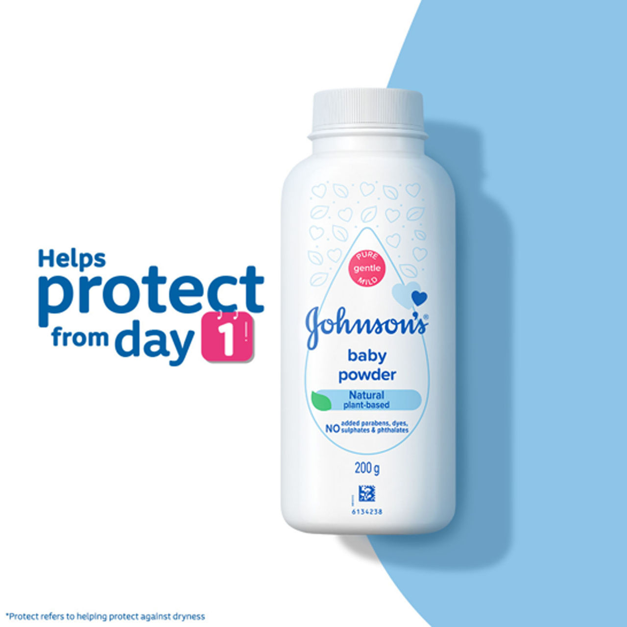 Johnson's Baby Powder Natural For Kids | 0+ months
