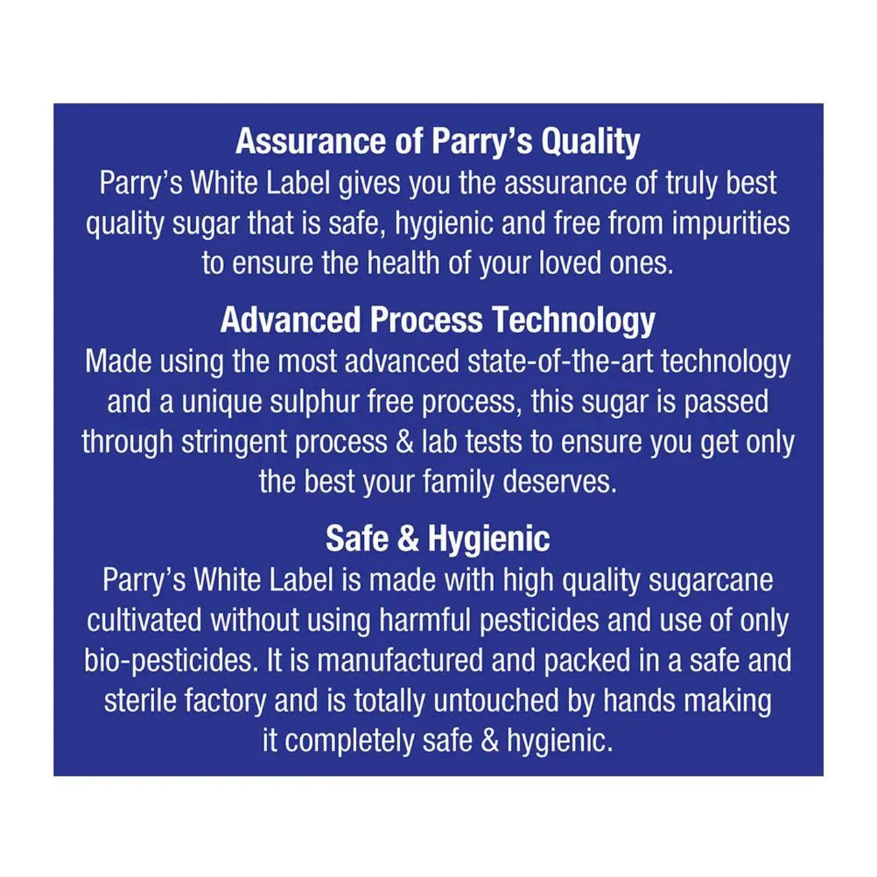 Parrys White Label Sugar 5 kg Combo