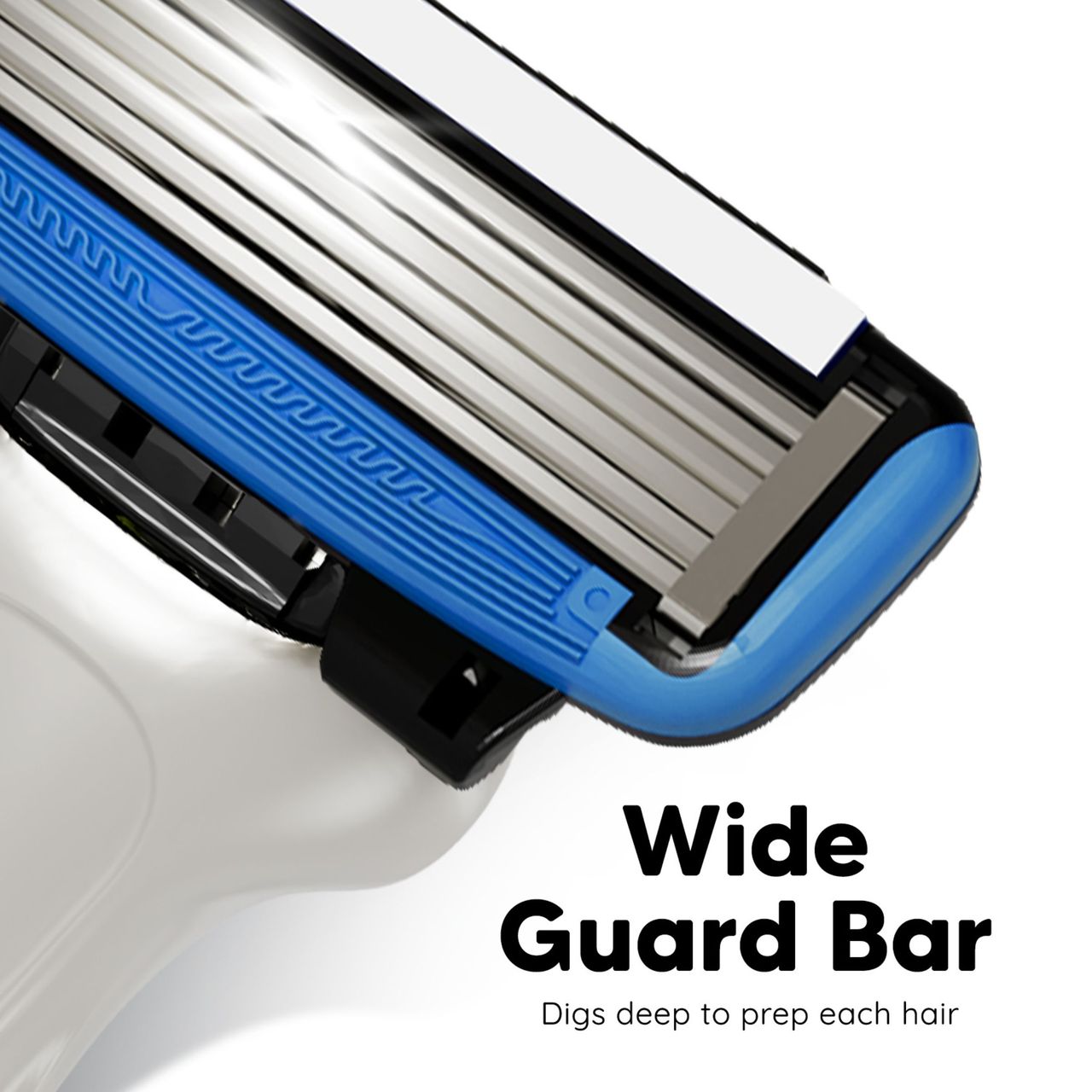 Letsshave Pro 6 Shaving Razor Blades | World'S First 6 Blade Razor For Men