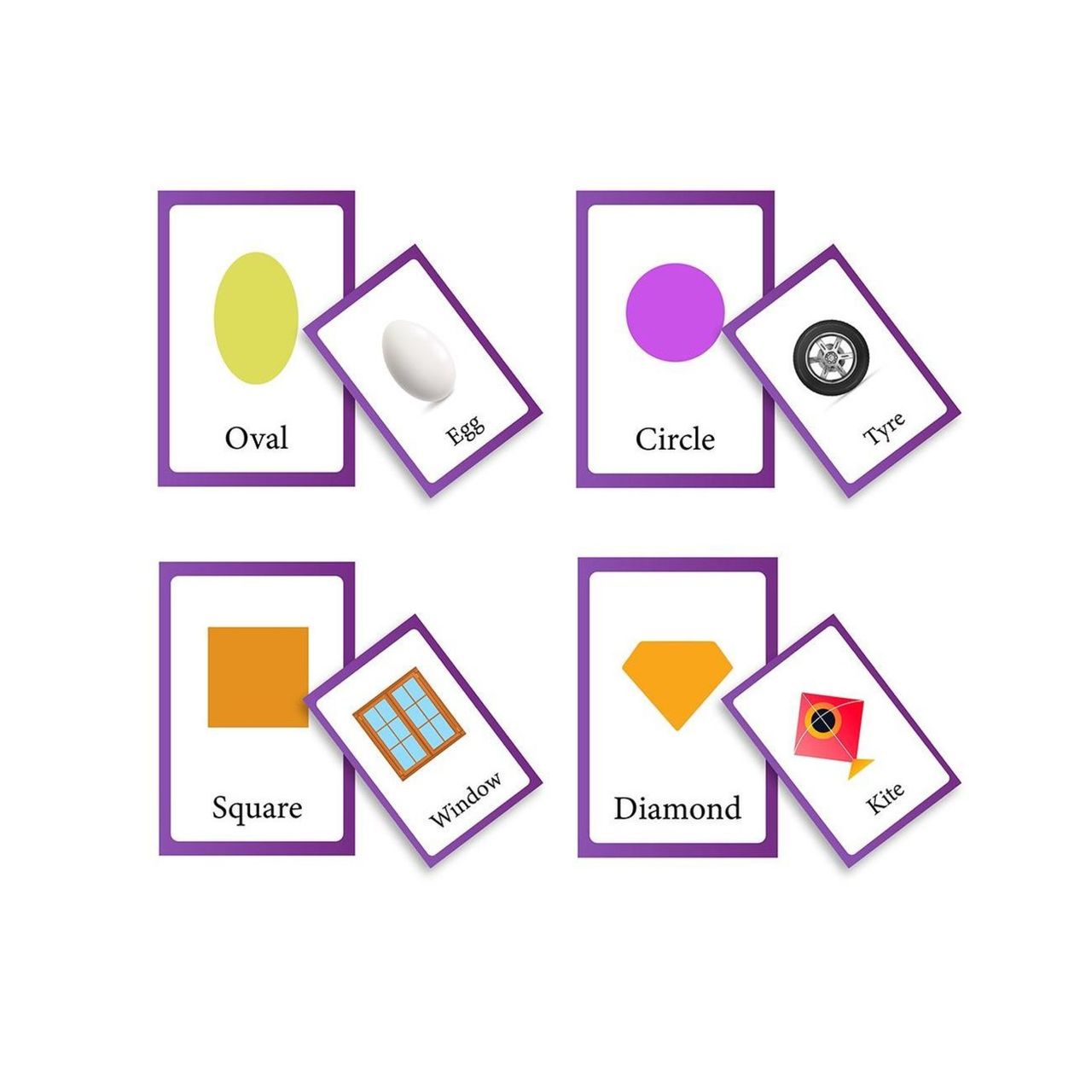 ilearnngrow Baby's First Shape Flash Cards