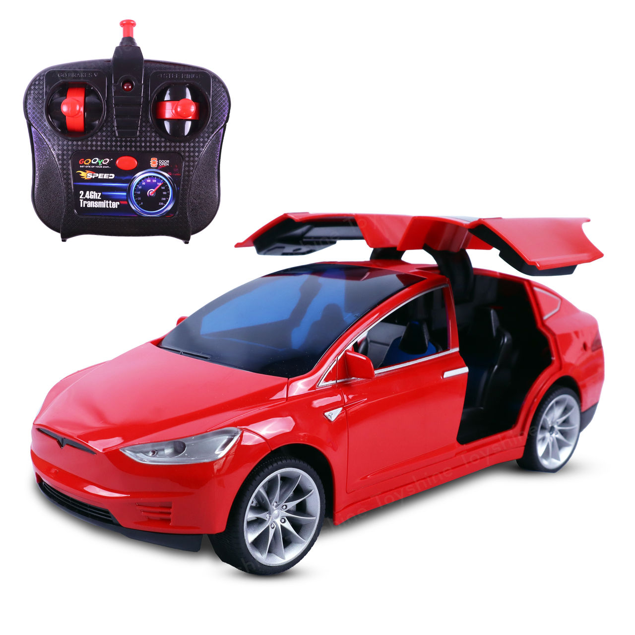 Toyshine 1:16 Scale 2.4Ghz Rechargeable Remote Control Toy Car Inbuilt With Opening Doors