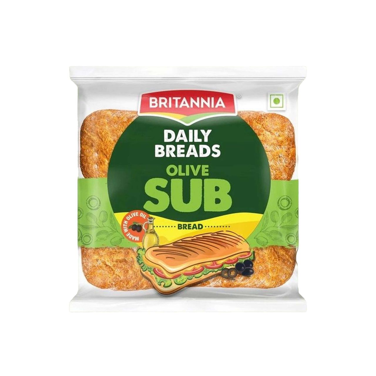 Britannia Olive Sub Bread