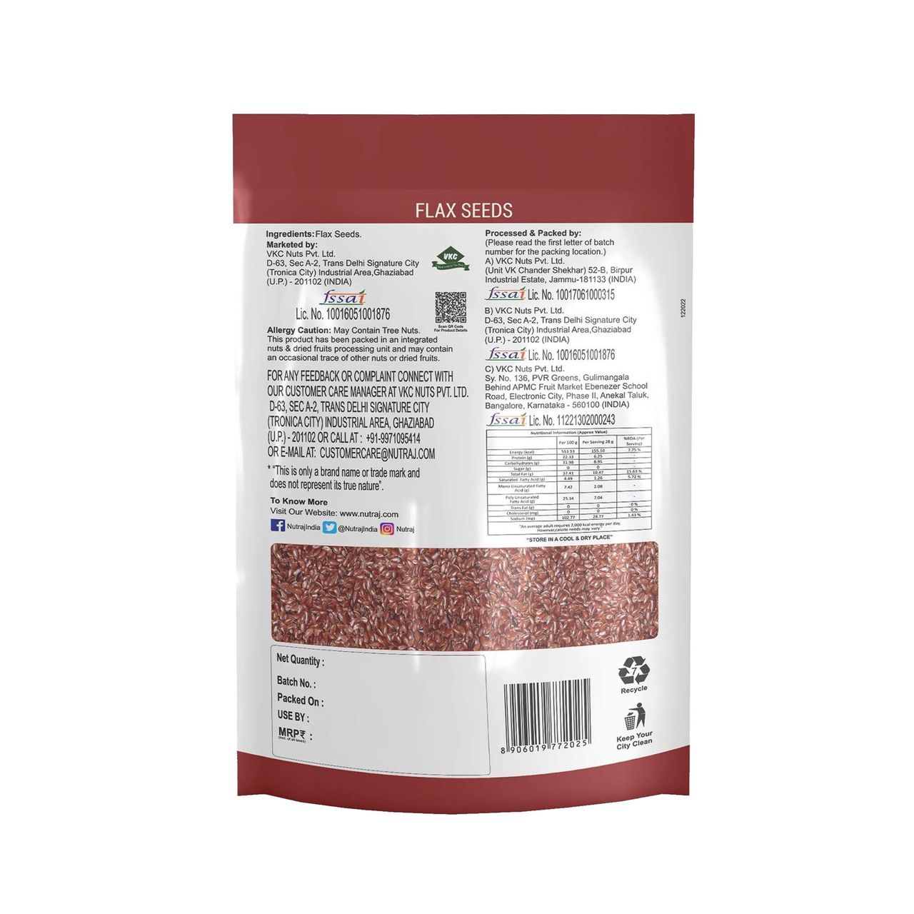 Nutraj Flax Seeds