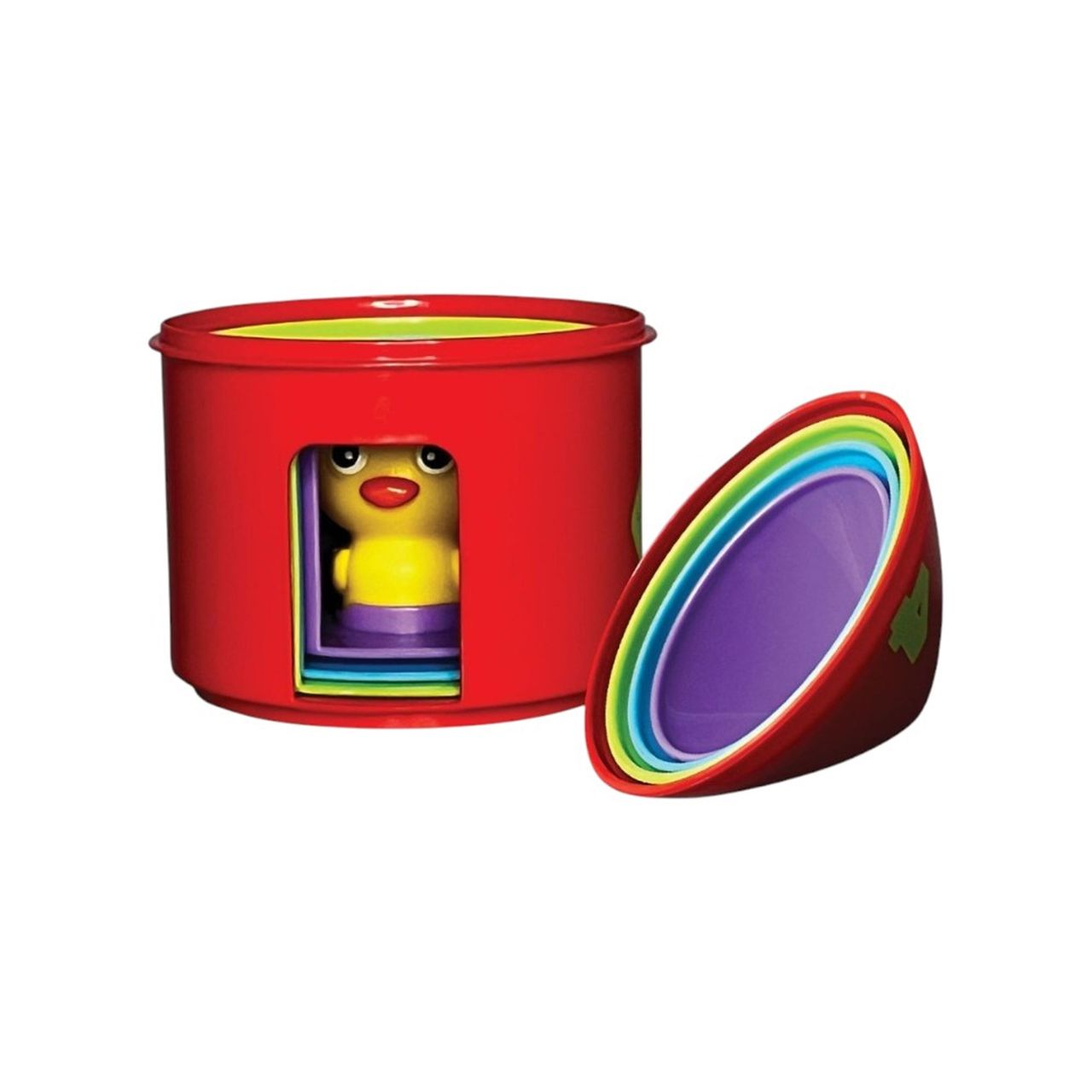 Bird House Nesting Toy With Peek-A-Boo Feature