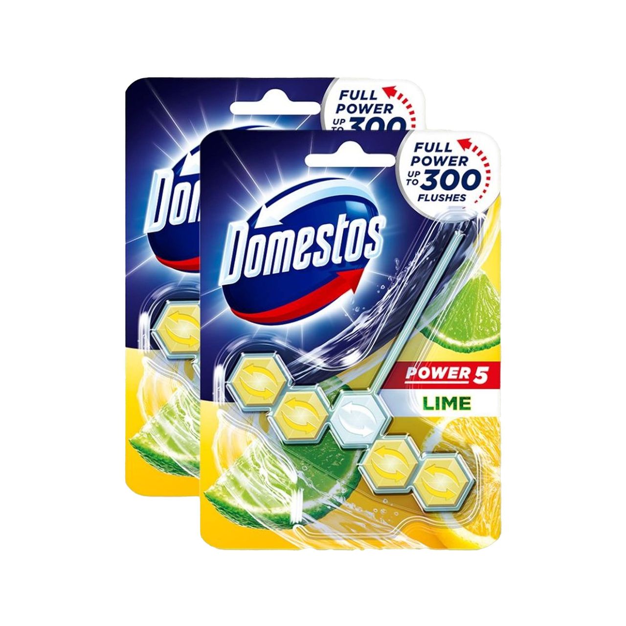 Domestos Lime Scent Toilet Rim Block