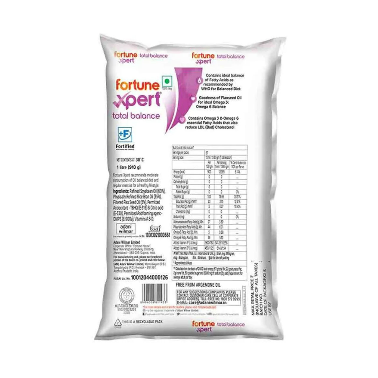 Fortune Xpert Total Balance 1 l Combo