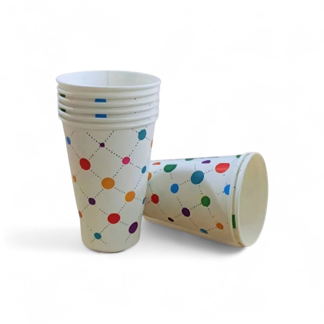 Vinay Trading Paper Printed Cups - 330 ml - Pack Of 25