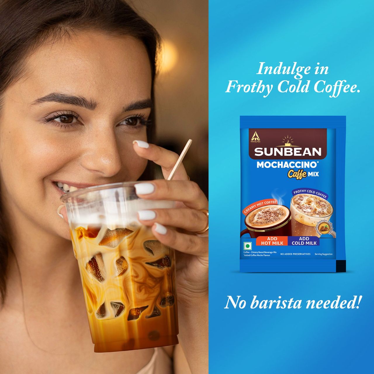 Sunbean Cafe Mix- Mochaccino cafe style coffee
