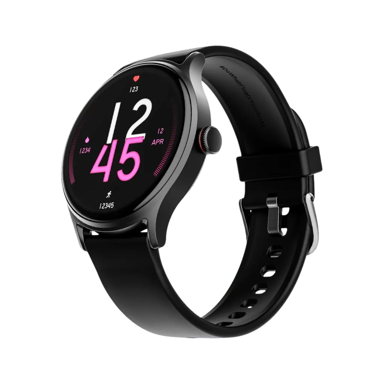 boAt Lunar Vista Smartwatch | 1.52" Display | BT Calling | Functional Crown - Active Black