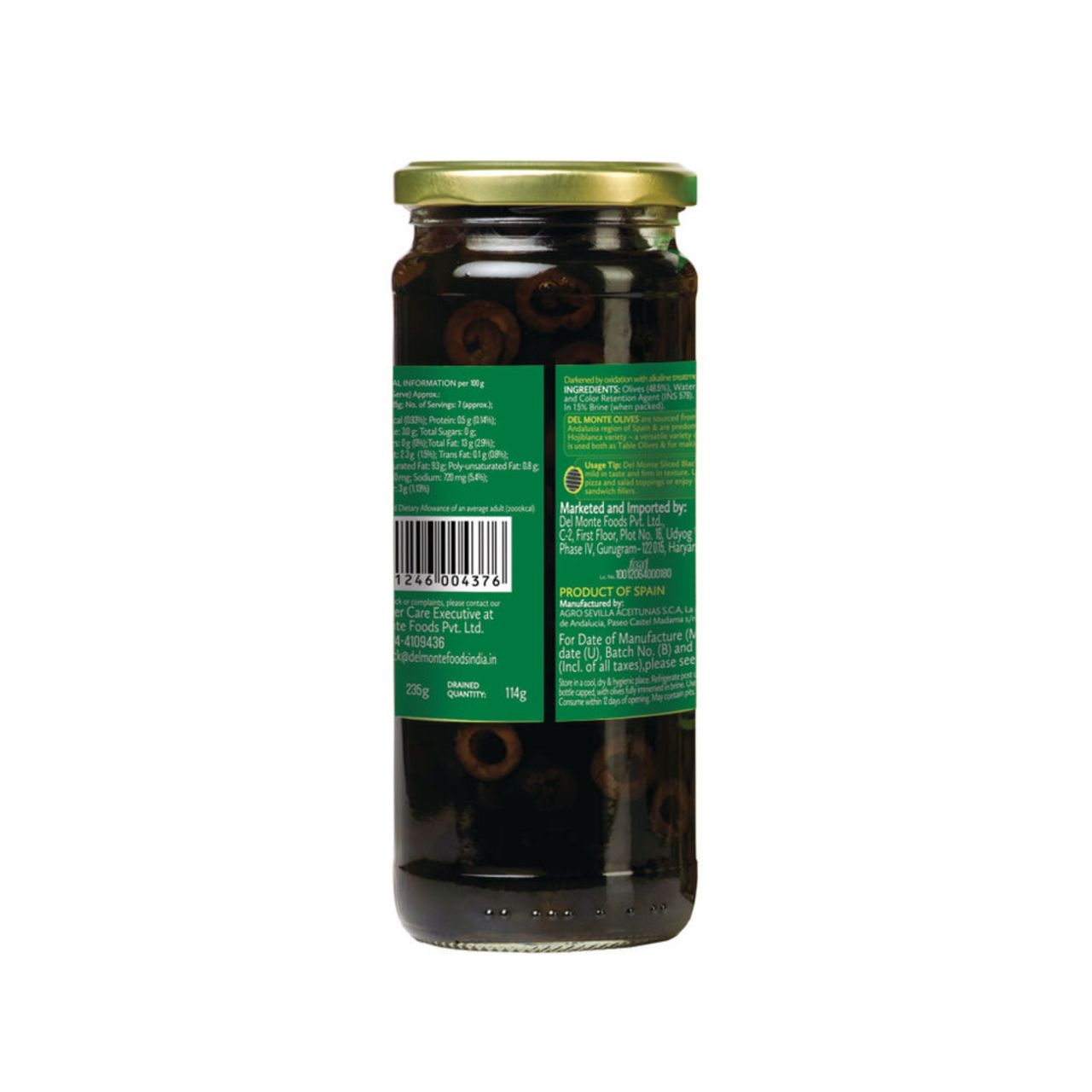 Del Monte Sliced Black Olives