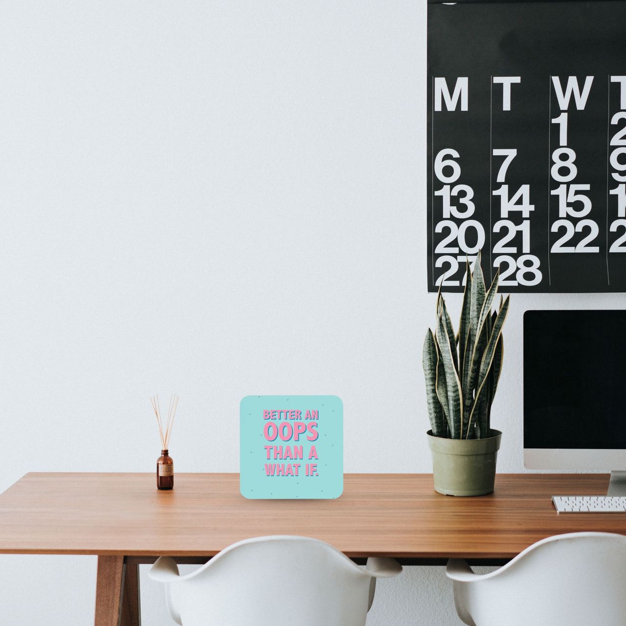 Mad Over Print Better Opps - Table Decor for Office Desk, Home
