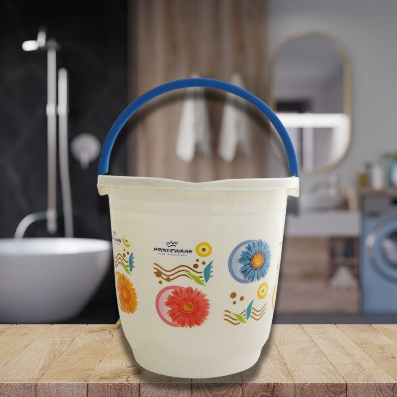 Princeware Bucket Frosty Wave 13 Litre - Assorted Design